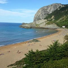 Playas de Laga y Laida